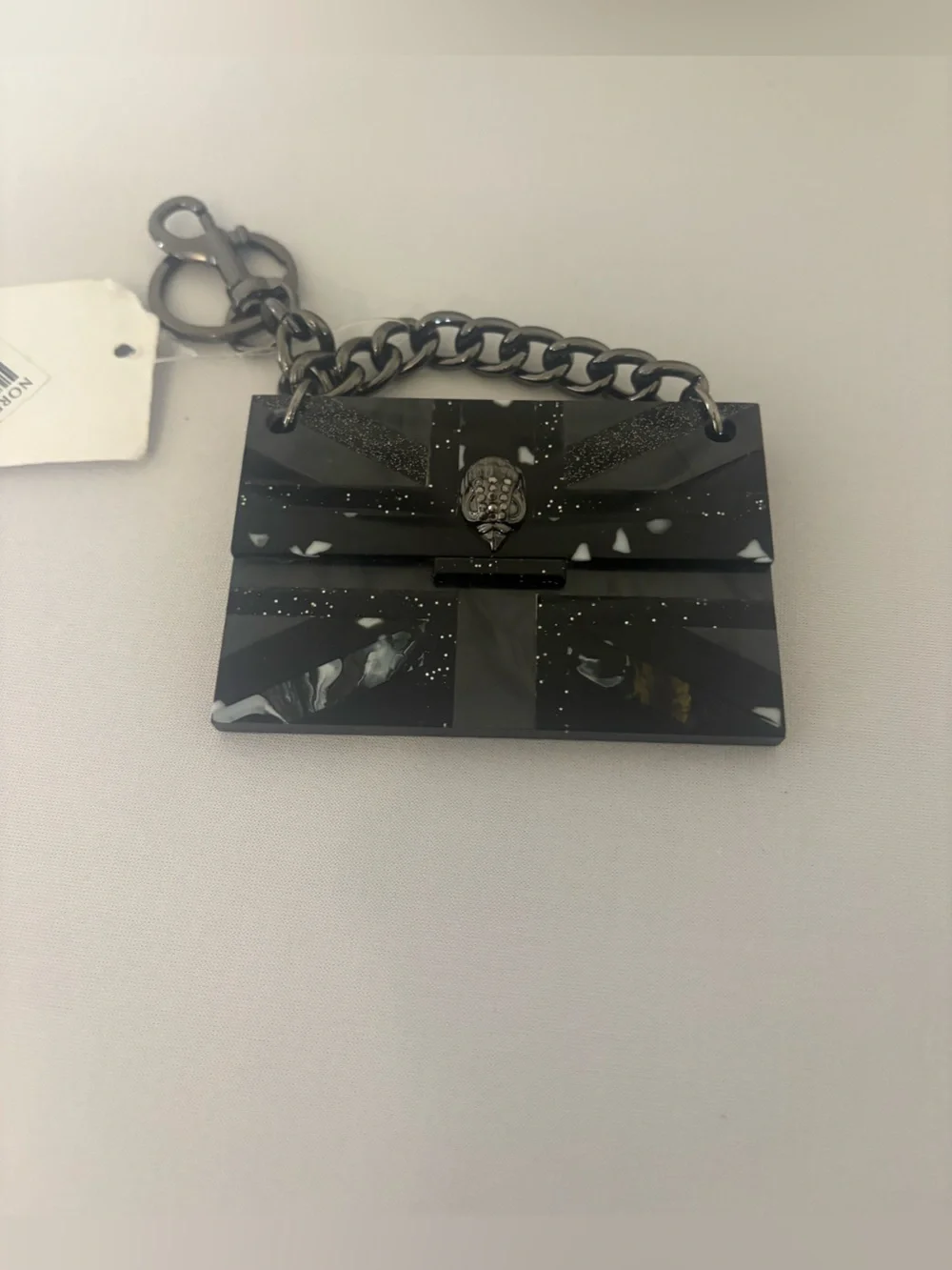 Kurt Geiger London Kensington Union Jack Acrylic Keychain